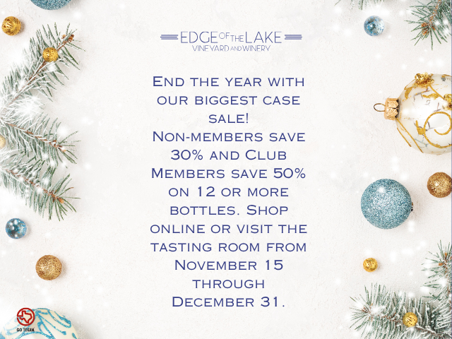 White and Blue Classy Christmas Party Flyer (640 x 480 px)